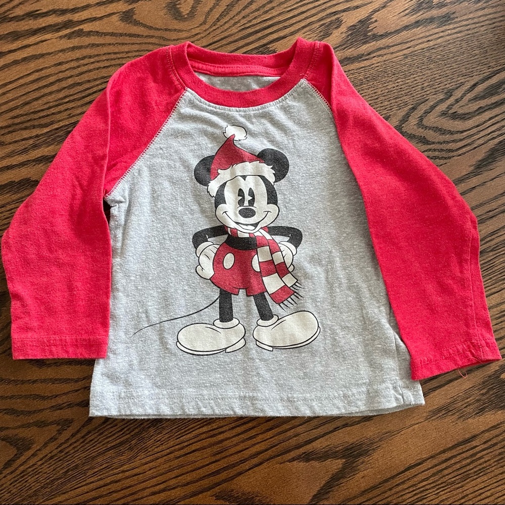 Mickey Holiday Raglan Shirt